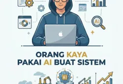Orang Pintar Pakai AI, Tapi Orang Kaya Pakai AI Buat Sistem