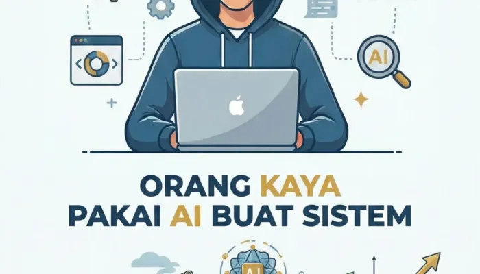 Orang Pintar Pakai AI, Tapi Orang Kaya Pakai AI Buat Sistem