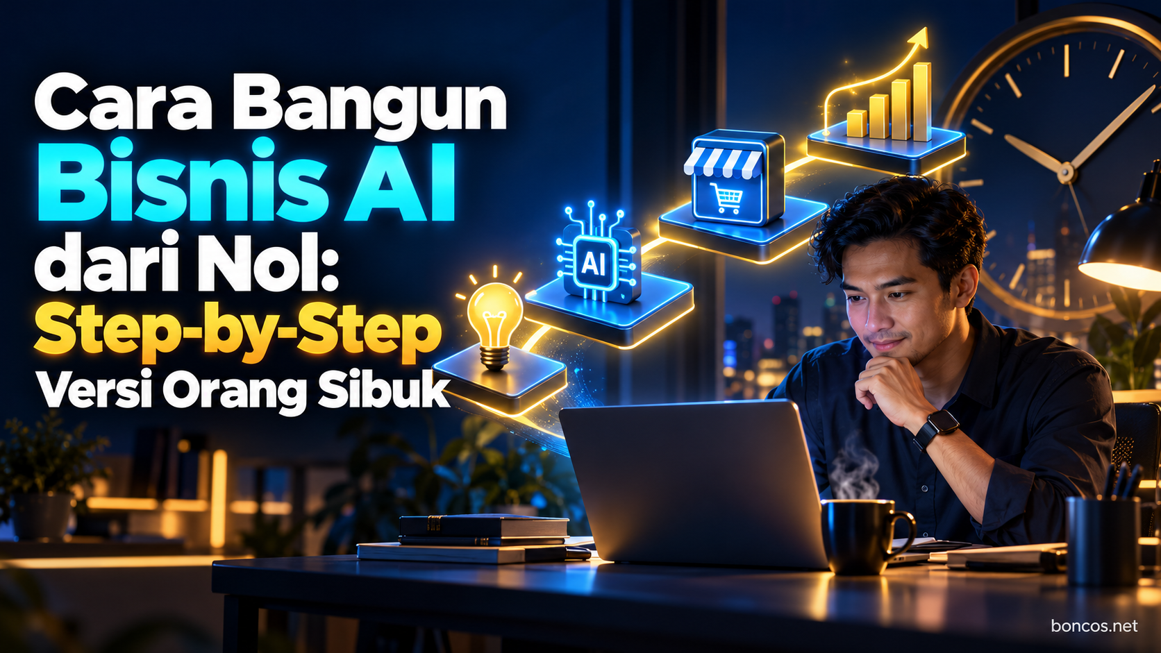 Cara Bangun Bisnis AI dari Nol: Step-by-Step Versi Orang Sibuk