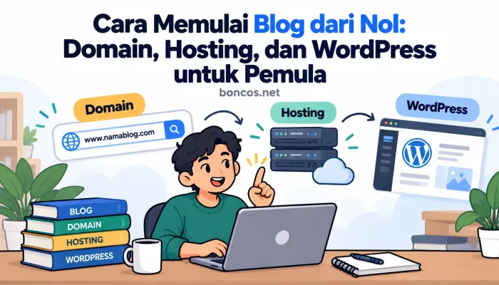 Cara Memulai Blog dari Nol: Domain, Hosting, dan WordPress untuk Pemula
